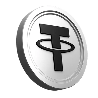USDT Tether coin displayed in the trust section of a trading community
